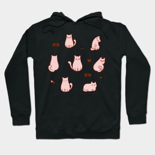 7 Pink Meow Stickers by Sunnie Meowtlu Hoodie